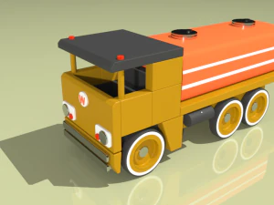 tank kamyon oyuncak modeli 3D Model