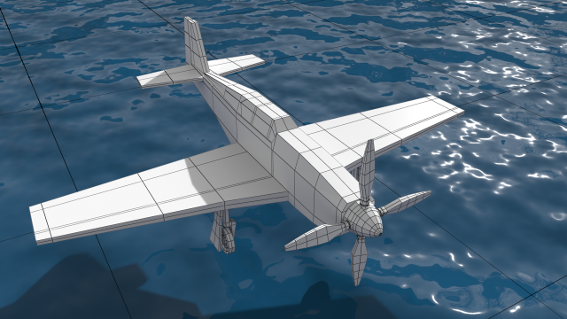 airplane p-51 mustang Modèle 3D .c4d .max .obj .3ds .fbx .stl .blend 