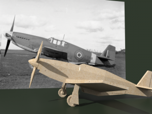 airplane p-51 mustang Modèle 3D