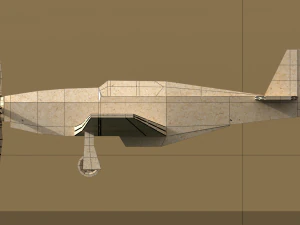 airplane p-51 mustang 3D Model