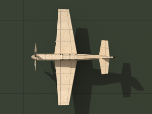 airplane p-51 mustang Modèle 3D