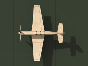 airplane p-51 mustang 3D Model