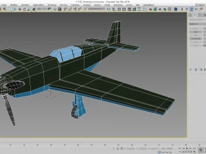 airplane p-51 mustang 3D Model