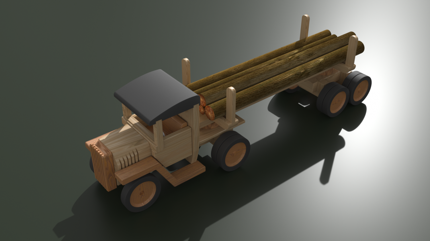 timber truck toy