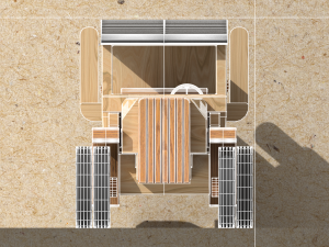 timber truck toy model 3D Model