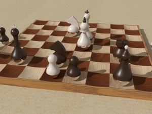 chess vanka-vstanka 3Dモデル