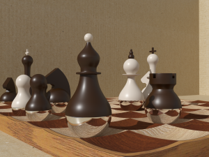 chess vanka-vstanka 3Dモデル