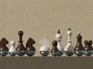 chess vanka-vstanka 3Dモデル