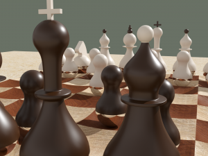 chess vanka-vstanka 3Dモデル