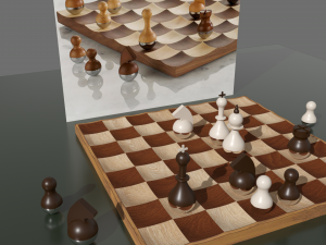 chess vanka-vstanka 3Dモデル