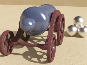 cannon childrens toy fixiki 3D Model