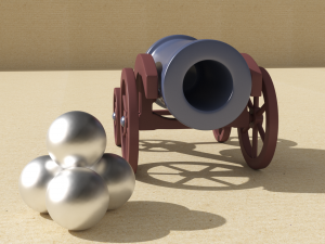 cannon childrens toy fixiki 3D Model