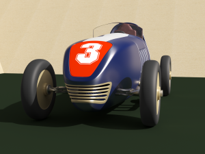 toy racing car fixies 3D Model