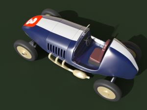 toy racing car fixies 3D Model