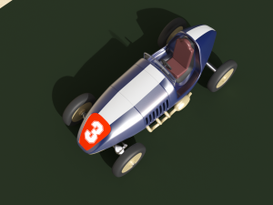 toy racing car fixies 3D Model
