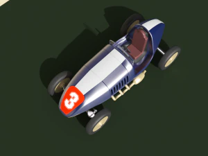 toy racing car fixies 3D Model