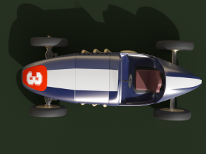 toy racing car fixies 3D Model