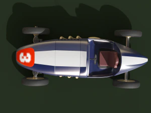 toy racing car fixies 3D Model
