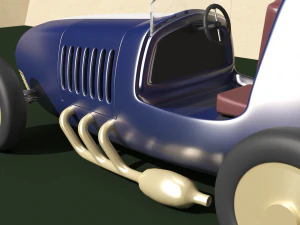 toy racing car fixies 3D Model