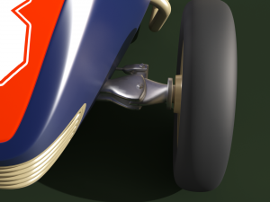 toy racing car fixies 3D Model