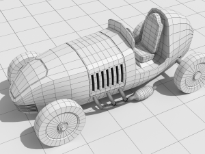 toy racing car fixies 3D Model