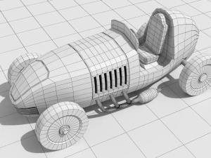 toy racing car fixies 3D Model