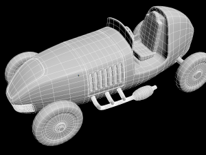 toy racing car fixies 3D Model
