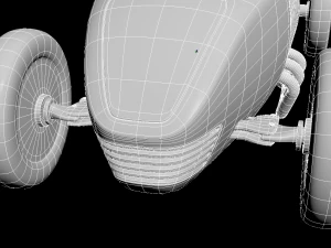 toy racing car fixies 3D Model