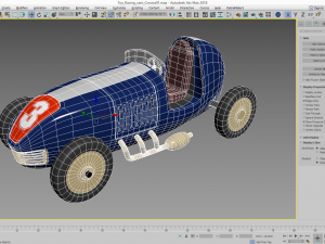 toy racing car fixies 3D Model