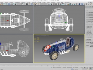 toy racing car fixies 3D Model