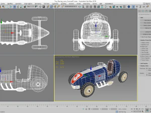 toy racing car fixies 3D Model