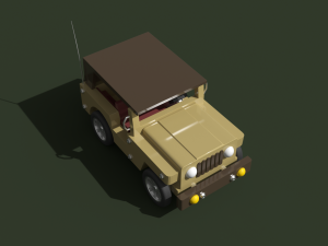 toy model jeep 3D 모델