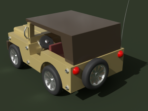 toy model jeep 3D 모델