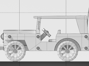 toy model jeep 3D 모델
