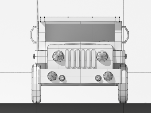toy model jeep 3D 모델