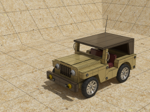 toy model jeep 3D 모델