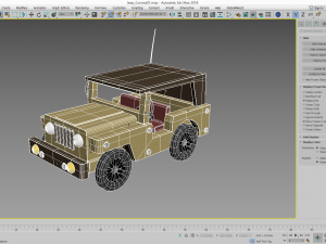 toy model jeep 3D 모델