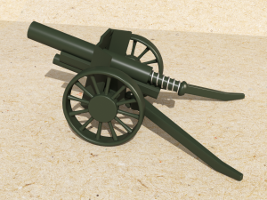steel ball cannon fixiki 3Dモデル