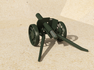 steel ball cannon fixiki 3Dモデル