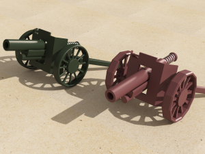 steel ball cannon fixiki 3Dモデル