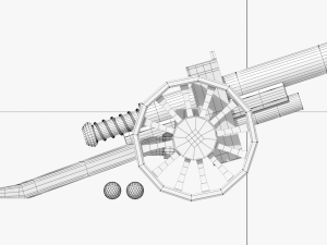 steel ball cannon fixiki 3Dモデル