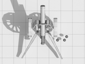steel ball cannon fixiki 3Dモデル
