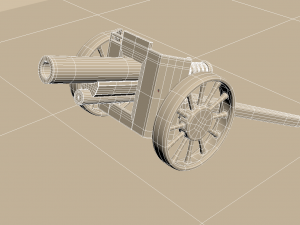 steel ball cannon fixiki 3Dモデル