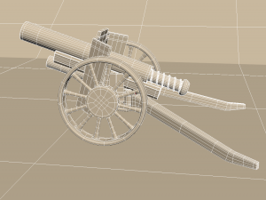 steel ball cannon fixiki 3Dモデル