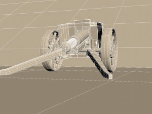 steel ball cannon fixiki 3Dモデル