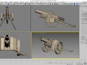 steel ball cannon fixiki 3Dモデル