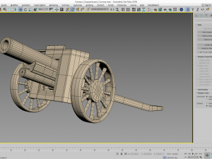 steel ball cannon fixiki 3Dモデル