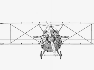 airplane biplane for children varus 3D Model