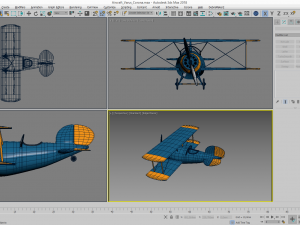 airplane biplane for children varus 3D मॉडल