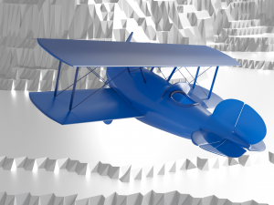 airplane biplane for children varus 3D मॉडल